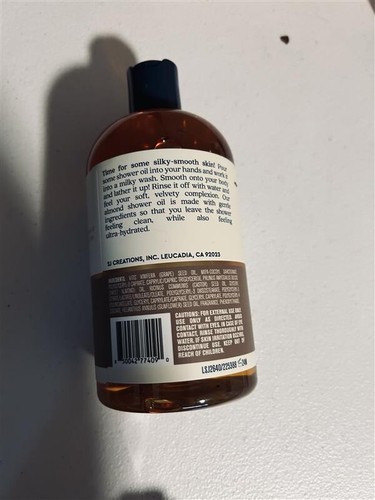 Spenser & Jensen Almond Shower Oil Hydrating Cleanser ~ 16.8oz - FREE SHIP - 第 4/4 張圖片