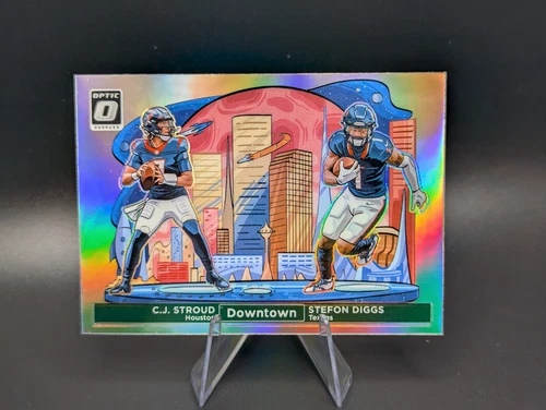 2024 Donruss Optic C.J Stroud & Stephen Diggs Dual Downtown Duos - Case Hit SSP