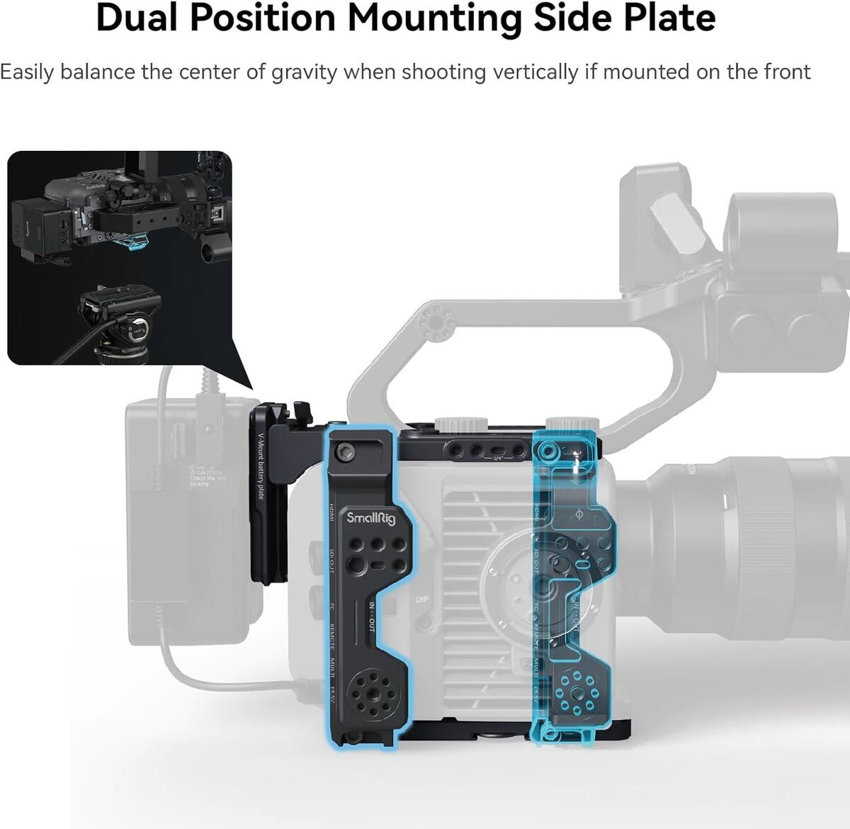 SmallRig Camera Cage Kit for Sony FX6 Full-Frame Cinema SmallRig Camera Cage Kit for Sony FX6 Full-Frame Cinema