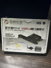 ORICO 2 Port PCI-E to USB 3.0 PCI Express Expansion Card Adapter Hub VIA 5Gbps