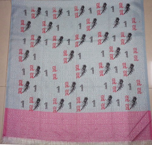 Yoga Radhe Krishna Meditation Prayer scarf shawl wrap Maha Kaal Mantra Hippie - Picture 9 of 18