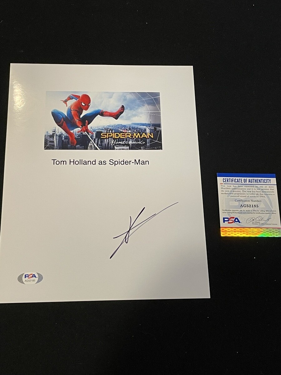 Tom Holland SPIDER-MAN Signed Autograph 