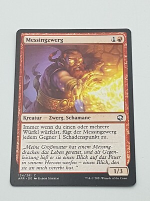 Magic the Gathering Messingzwerg AFR NM