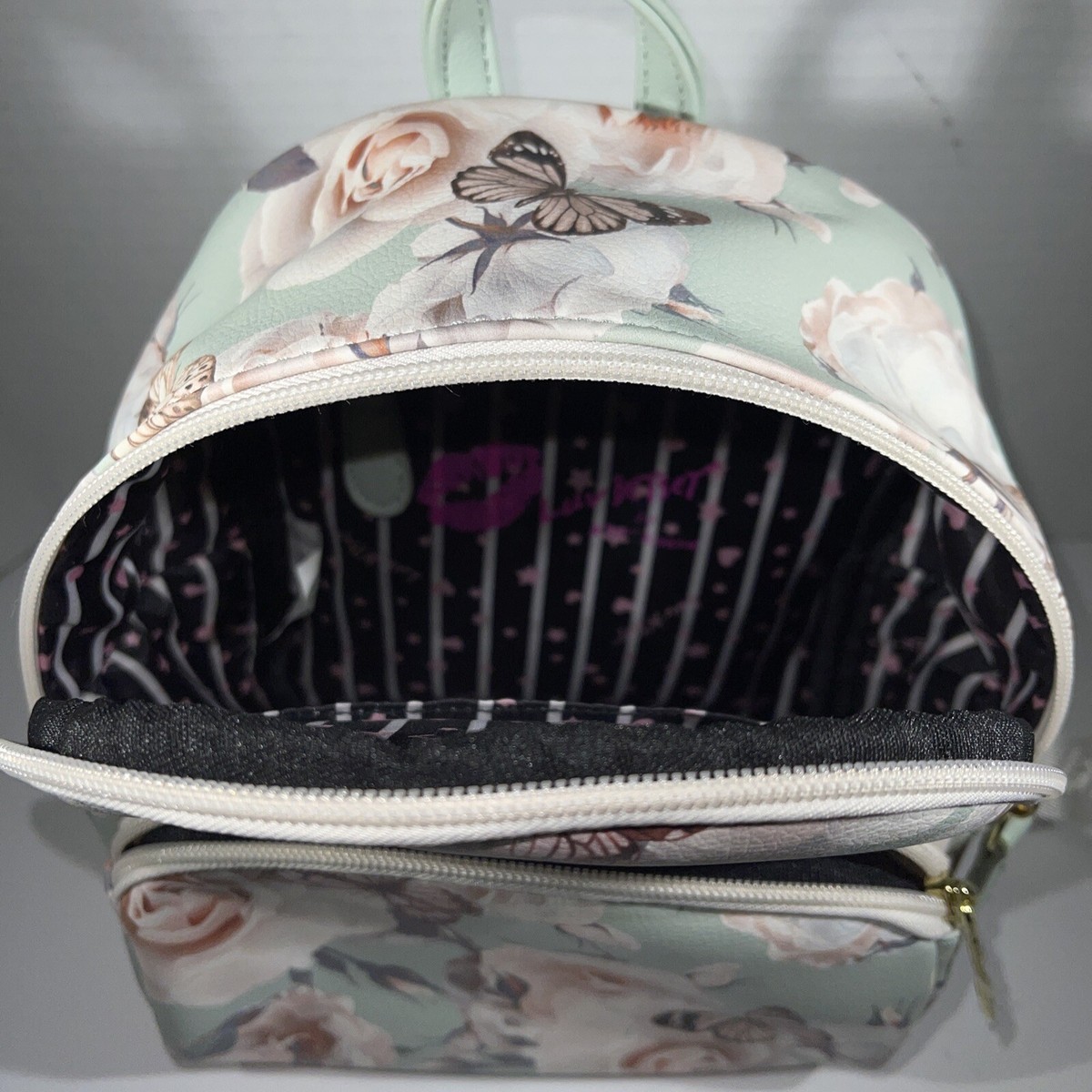 Luv BETSEY JOHNSON Bag Peyton Mini Backpack Purse - Green 