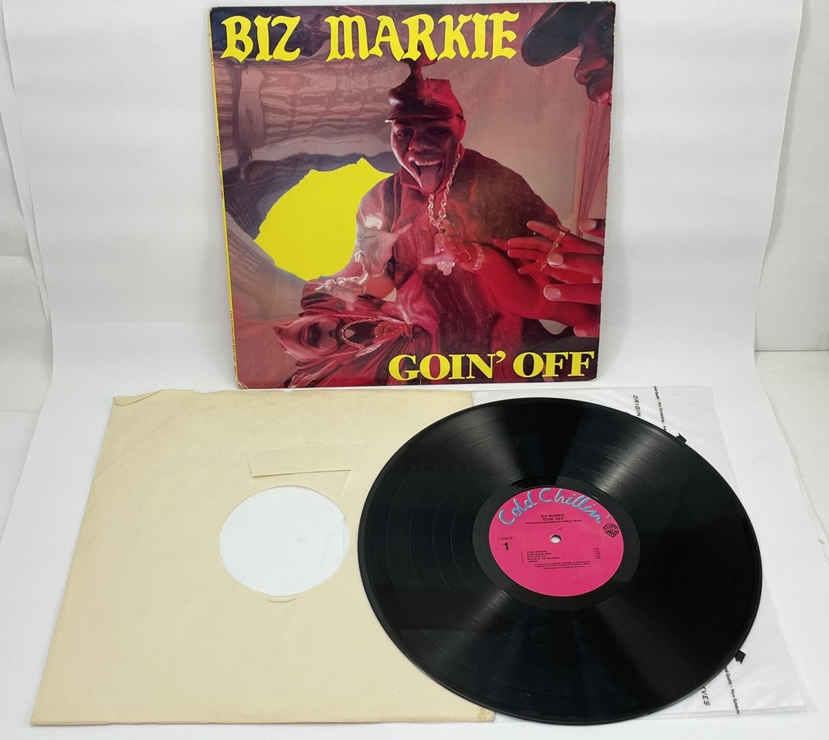 BIZ MARKIE GOIN' OFF 1988 Vinyl LP / Audio G+ / Cover VG++