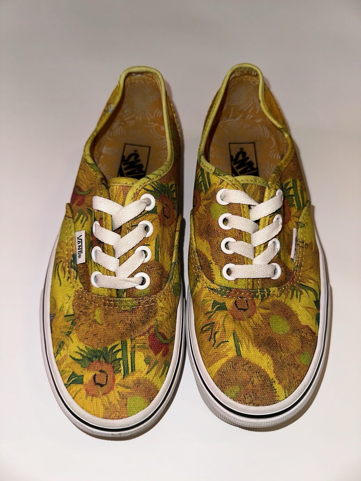 Vans Van Gogh Sunflower Shoes Authentic Vans Van Gogh Sunflower 