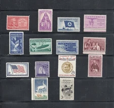 1957 - Commemorative Year Set - US Mint Never Hinged Stamps 7 DAY SALE PRICE