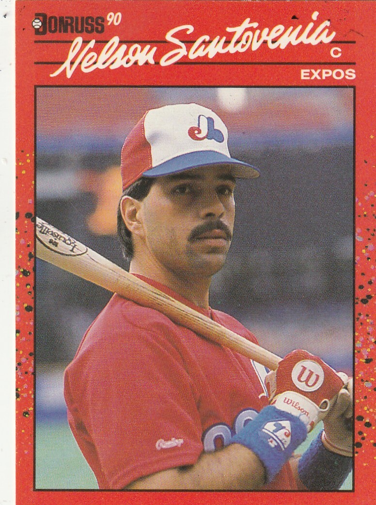 FREE SHIPPING-MINT-1990 Donruss Nelson Santovenia #224