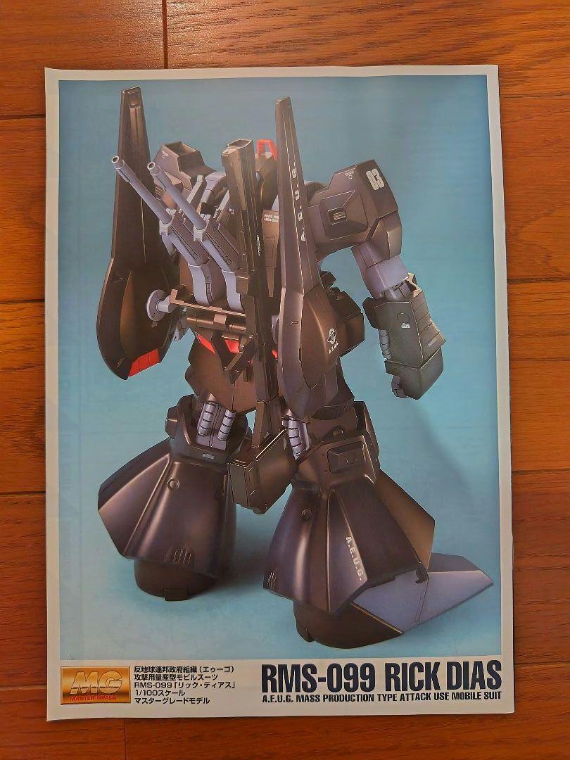 Mobile Suit Z Gundam 1/100 MG RMS-099 Rick Diaz Black From Japan