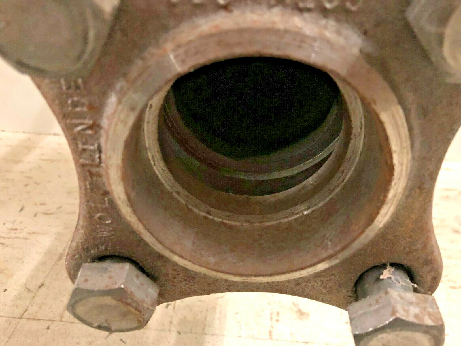 Wolf Linde 21/2" 5984 Angle Globe Ammonia Valve 4 Bolt SW Flange