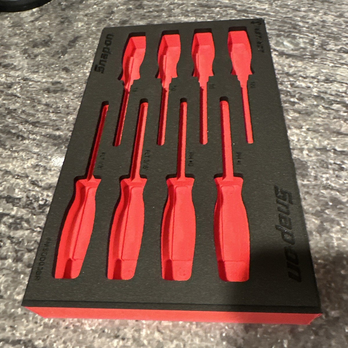Snap-on 1 pc foam organizers for mini screwdriver / Torx red | eBay