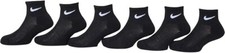 NIKE Little Toddler Ankle Socks Cushioned 6 Pairs ,10C-3 Years Old / 5-7 Size