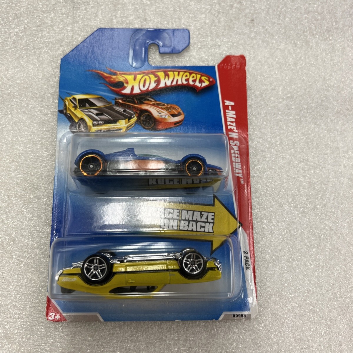 2 Pack Hot Wheels A-Maze'N Speedway ERROR 442 Upside Down New On