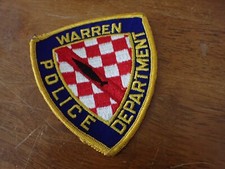 WARWICK RHODE ISLAND POLICE COLLECTIBLE OBSOLETE SHOULDER PATCH BX AA #79