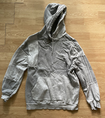 ADIDAS Danielle Cathari Hoodie Kapuzenjacke Damen Größe 36 S Grau Baumwolle