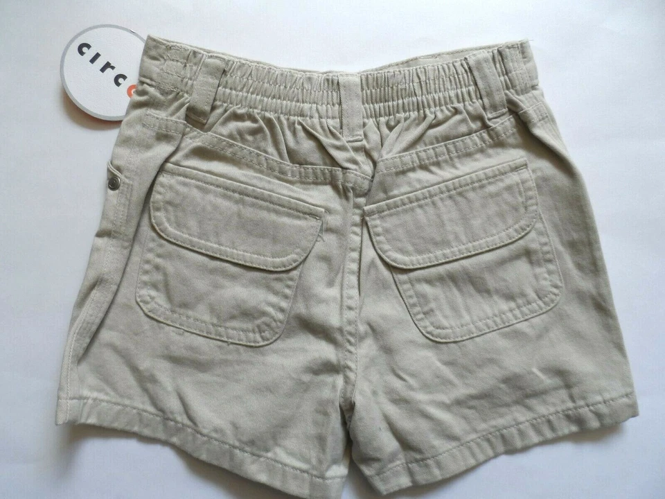 NUEVOS SHORTS NIÑA 100% ALGODÓN, BEIGE, TALLA: 6X, 14 (P) Foto 2 de 3