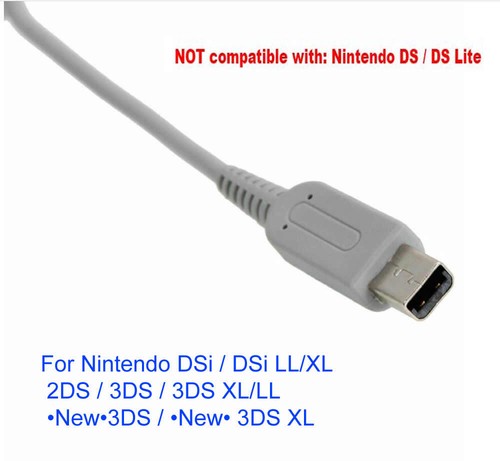 Power Supply Charger AC Adapter FOR Nintendo 2DS , 3DS, 3DS XL, DSi XL & DSi - Picture 3 of 10