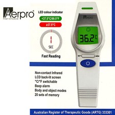 NEW AERPRO INFRARED NON CONTACT TOUCHLESS HUMAN PET DOG CAT DIGITAL THERMOMETER