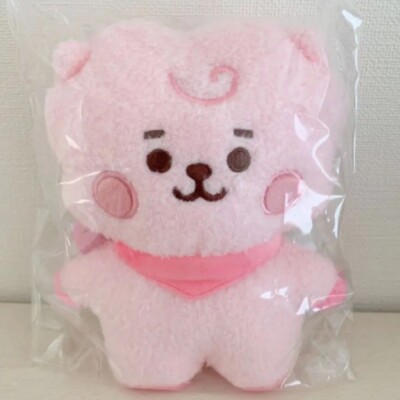 BT21 RJ Tatton Baby Pink Plush Doll S Size Line Friends BTS Jin