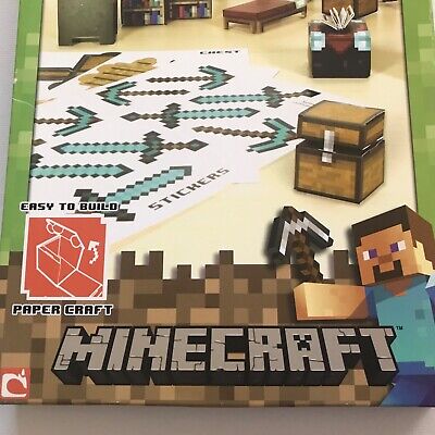 MINECRAFT OVERWORLD UTILITY PACK Easy To Build Paper Craft Kit 30