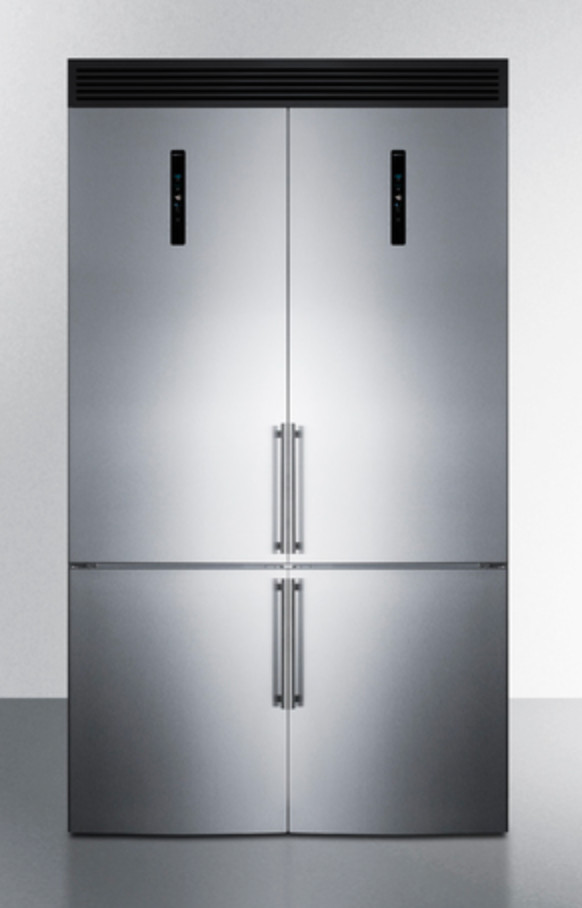 Summit 48" Wide, Bottom Freezer Refrigerator Set, FFBF181ES2KIT48