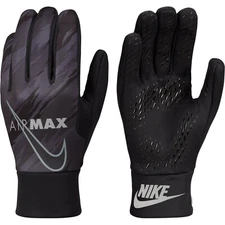 Nike Hyperwarm Air Max Soccer Field Player Gloves Adult Sizes Black.