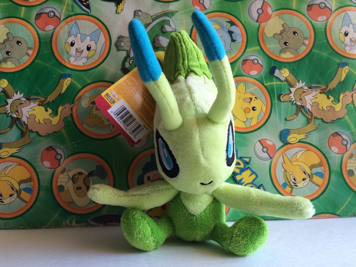 Pokemon Plush Celebi Jakks Pacific doll figure stuffed poke toy go