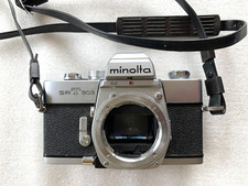 Minolta SRT 303 SLR Film Camera Body Only - Tested and working