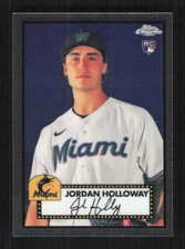Jordan Holloway RC 2021 Topps Chrome Platinum Anniversary Miami Marlins #110