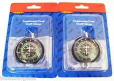 2 LEGACY PROFESSIONAL TIRE TREAD DEPTH GAUGE GAUGES DIAL TYPE 1/32 MM TH0335