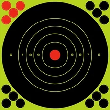 8 Inch Self Adhesive Shooting Targets, Stick Targets, Paper Target with Cover-up