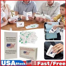 U.S. Civics Test Flash Cards Combo Set Englis...