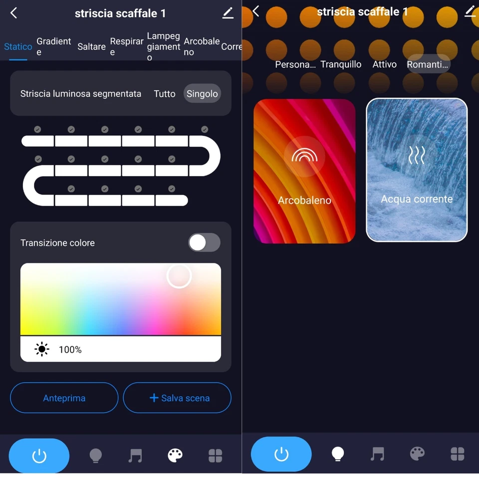 Striscia LED + Controller WIFI Smart Life Tuya WIBY 5M RGB 24 Watt Alexa Google - Immagine 3 di 4