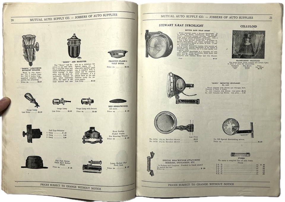 1920 MUTUAL AUTO SUPPLY COMPANY ROCHESTER NEW YORK AUTOMOTIVE EQUIPMENT CATALOG eBay