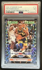 1992-93 Topps Stadium Club Tim Hardaway Beam Team Members Only #14 PSA 7