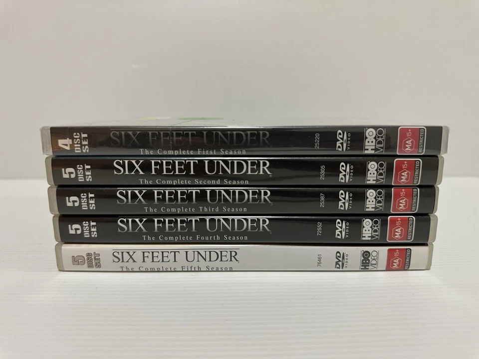 Six Feet Under Seasons 1 2 3 4 5 Complete DVD Series Region 4 - image 3 of 4