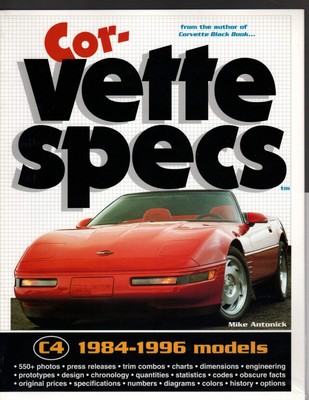 Corvette Specs: 1984-1996 Models