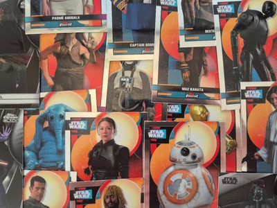 2025 Topps Star Wars Smugglers Outpost Pick Your Base Set Card (Finest, Black)