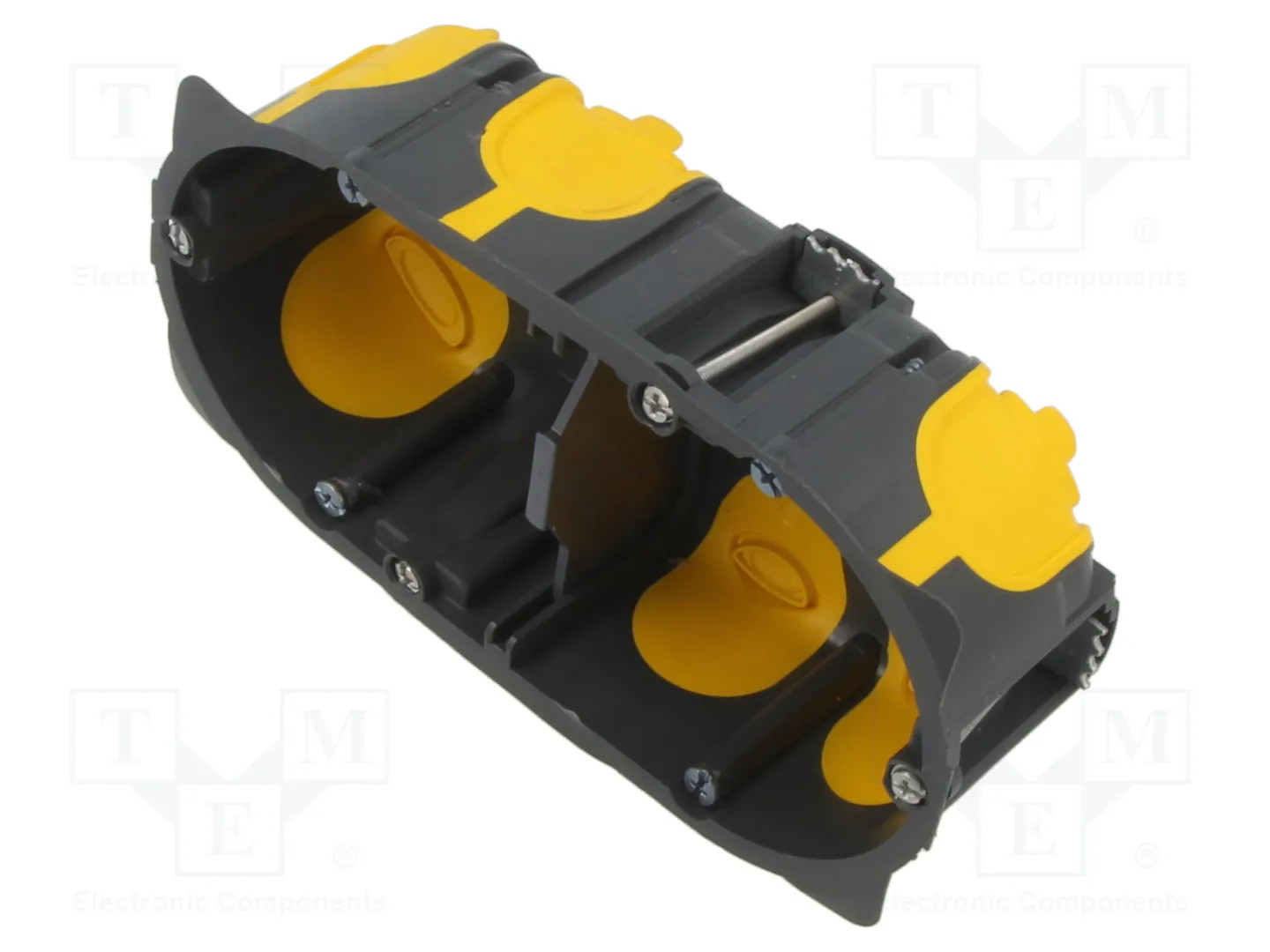 Legrand Jaune Boite D'encastrement Batibox Energy - Double Poste - Prof 40Mm - Image 2