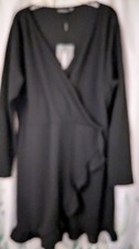 Pretty Little Thing Women's Dress Ruffled Wrap Size 16