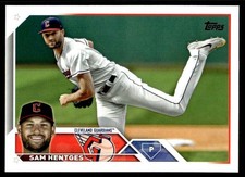 2023 Topps Update Sam Hentges Cleveland Guardians #US327 22756