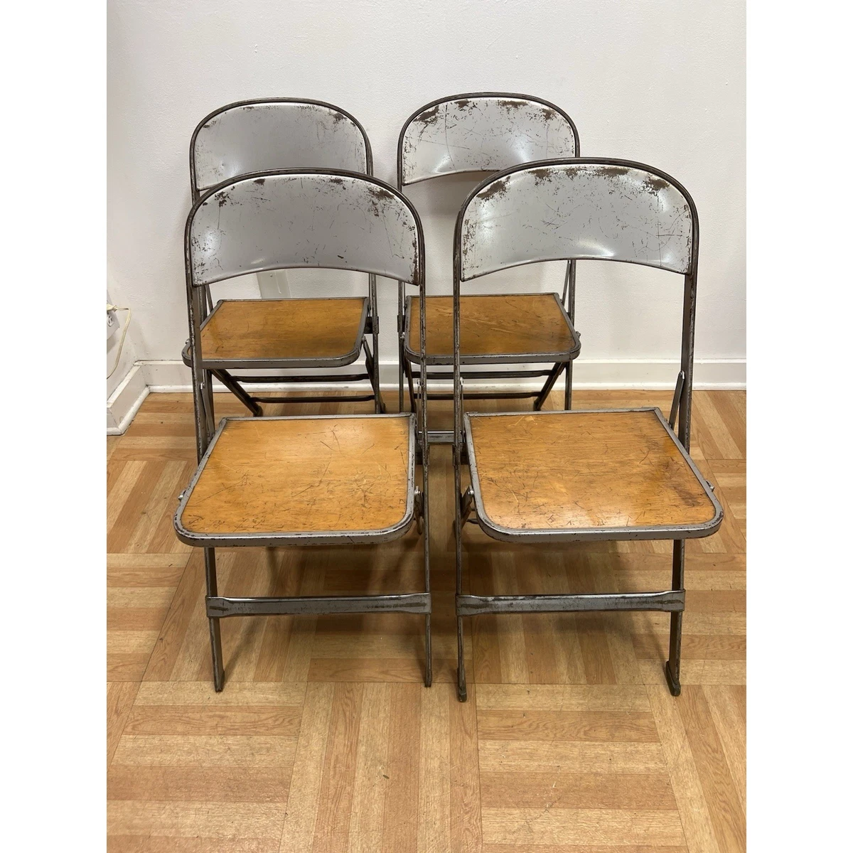 Metal Folding Chair Antique Chairs for sale | eBay