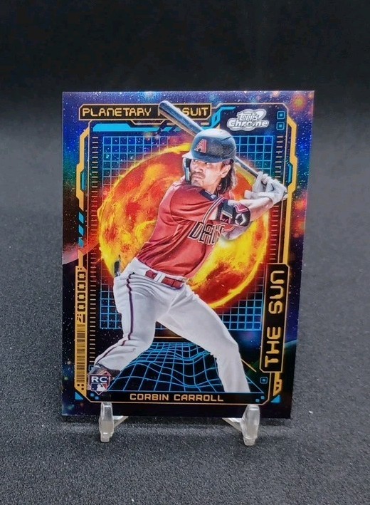 2023 Topps Chrome Cosmic Corbin Carroll Planetary Pursuit The Sun PPS-4