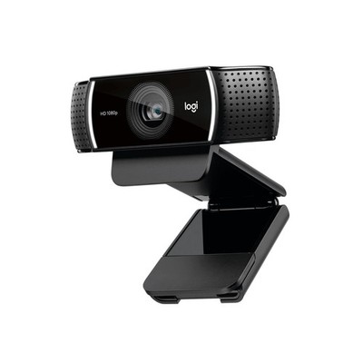 Logitech C922 Pro Stream Webcam, HD 1080p/30fps oder 720p/60fps schwarz 