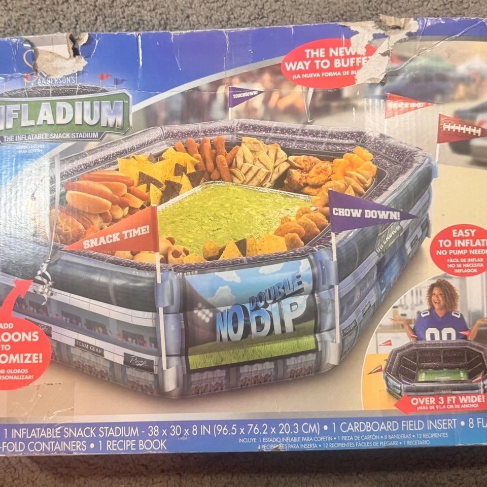 Inflatadium Inflatable Snack Stadium Buffet Football Party Tailgate- Brand new - Image 2 of 4