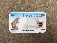 ALPCA - LICENSE PLATE MEET SOUVENIR - DES MOINES, IOWA - 2012 - EXHIBITOR