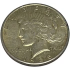 1925 Peace Silver Dollar $1 Philadelphia No Mint Mark 90% Silver