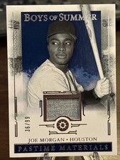 2025 Panini Boys of Summer - Pastime Materials Joe Morgan #PM-JM /99 (MEM)
