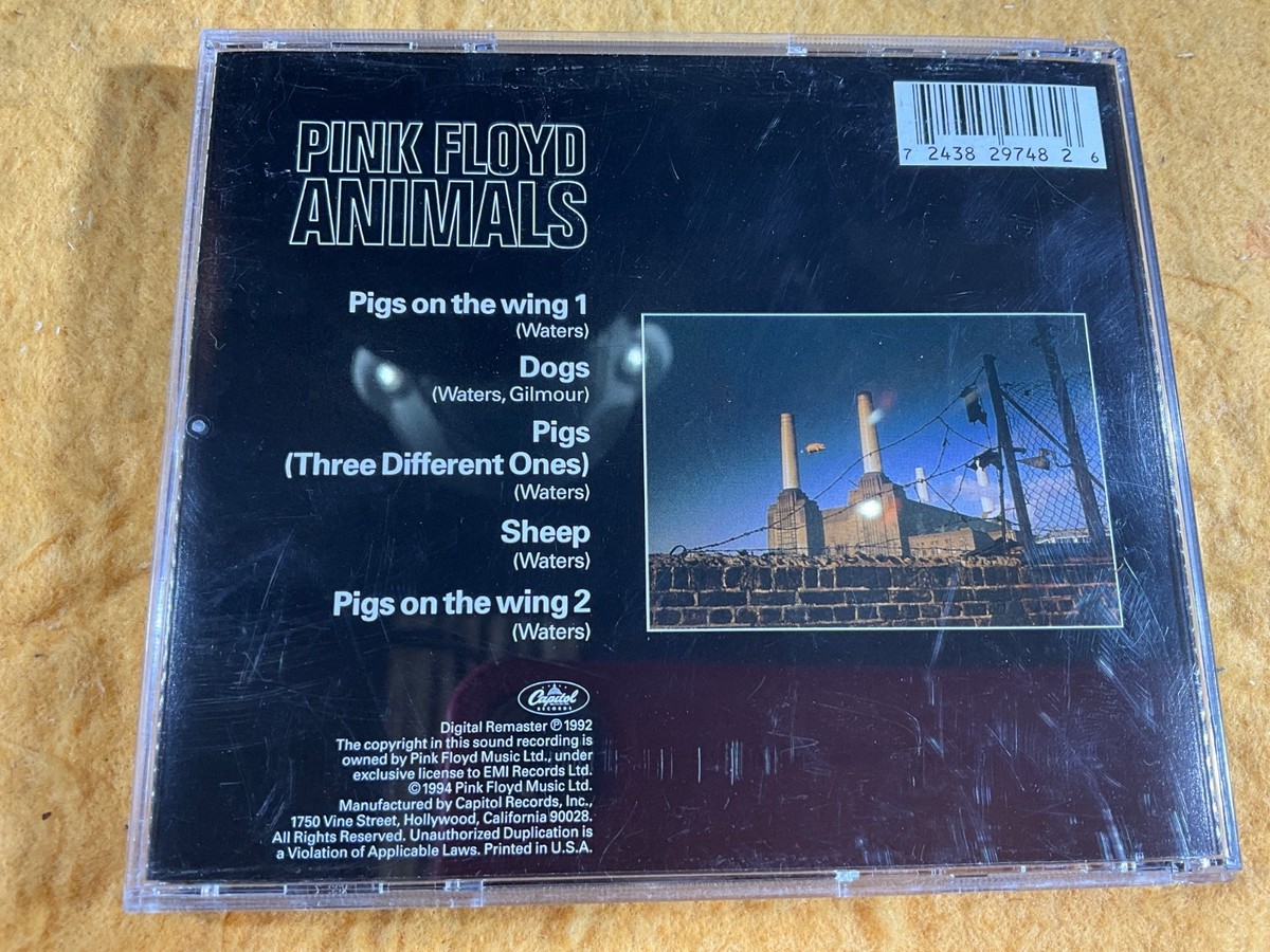 洋楽 Pink Floyd Cd M12-63 PINK FLOYD Animals - 1994 - CAPITAL CDP 724382974826 - CD