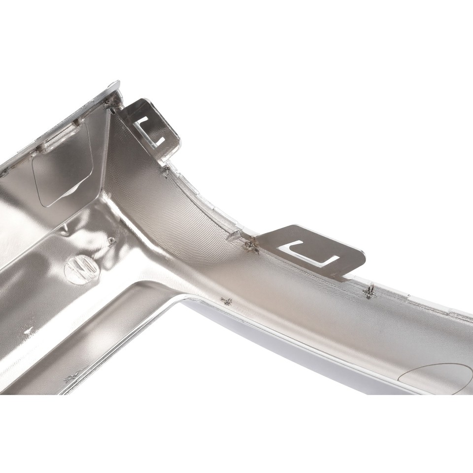 BLACK&CHROME FRONT BUMPER Valance composite For 2015